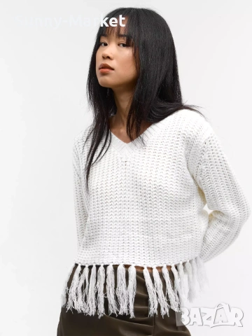 Дамски пуловер елегантен, снимка 4 - Блузи с дълъг ръкав и пуловери - 53512080