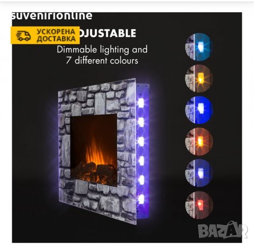 Електрическа камина colmar, снимка 3 - Камини - 39069885