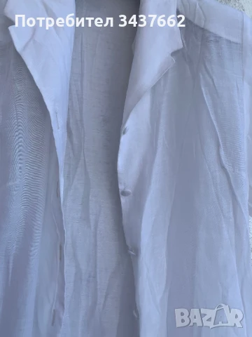 Рокля+ сако  100 % лен , снимка 5 - Рокли - 50743522