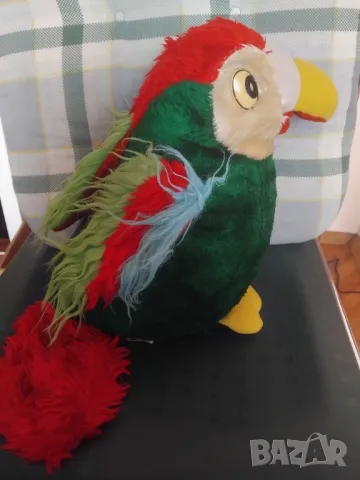 Голям плюшен папагал, снимка 5 - Плюшени играчки - 49416600