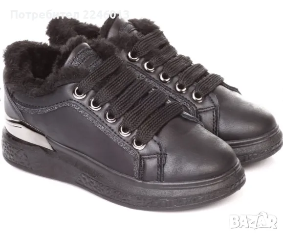 Детски кецове с топъл хастар-32номер-нови, снимка 2 - Детски боти и ботуши - 48165902