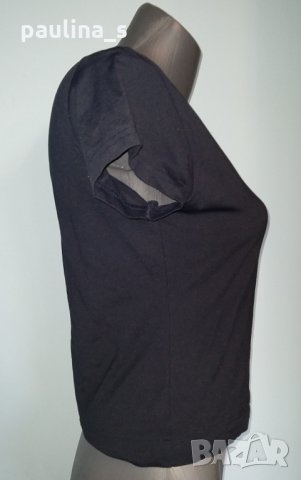 Два броя / "Esprit" Еластична блуза тип тениска / черна и червена / унисайз , снимка 4 - Тениски - 26368319