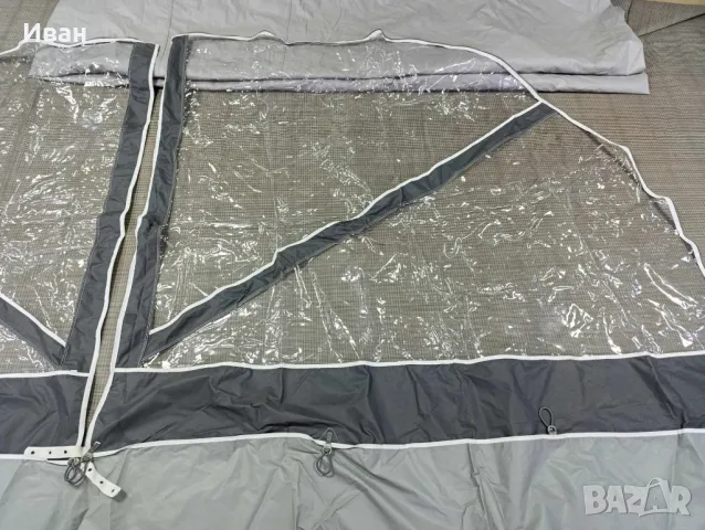 Панорамна тента(форселт) за каравана Isabella Sunshine. Размер: 1050см (1036-1060)см земя-земя, снимка 10 - Палатки - 49664482