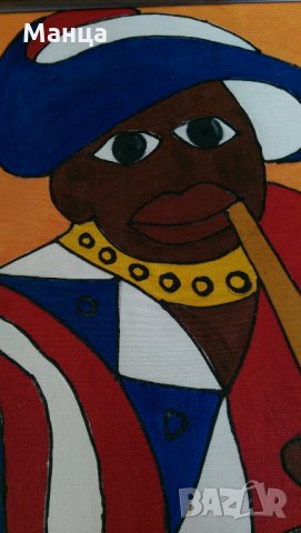 Африкански картини Батик, снимка 2 - Картини - 26585880