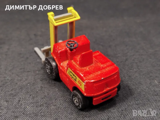 СТАРА РЕТРО МЕТАЛНА КОЛИЧКА MATCHBOX ENGLAND FORKLIFT TRUCK, снимка 3 - Колекции - 48881817