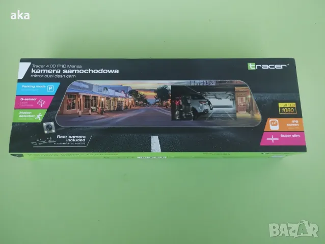 Видеорегистратор тип огледало Tracer Mensa, Full HD, 4.0" екран, комплект от 2 камери 3г.гаранция, снимка 9 - Други - 47608843