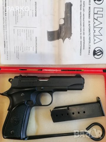 Llama Micromax 32 auto , снимка 3 - Бойно оръжие - 49559452