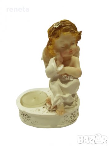 Фигурка Ahelos, Ангел, Керамична, 14х9  см., снимка 1