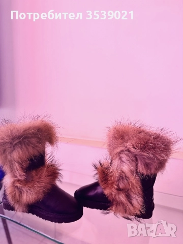 Чисто нови ботуши от естествена кожа с естествен косъм , снимка 4 - Дамски ботуши - 52774467