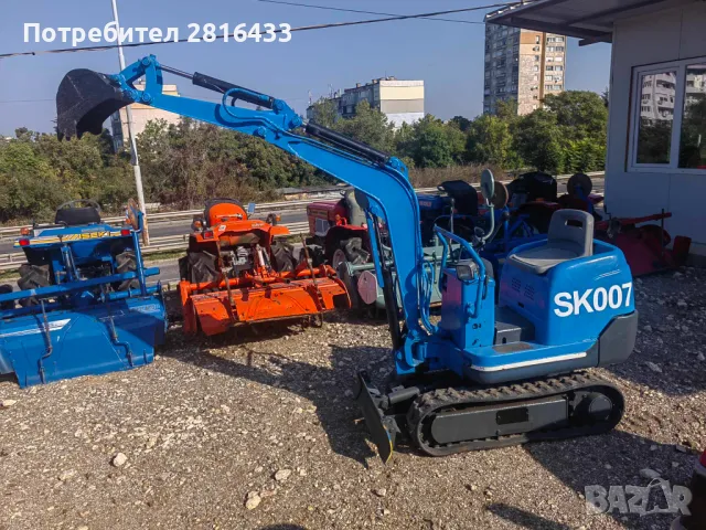 Багер верижен KOBELCO SK007, снимка 2 - Индустриална техника - 47329693