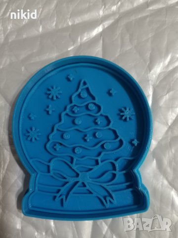 Преспапие с елха пластмасов резец форма фондан тесто бисквитки