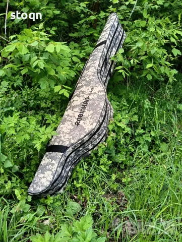 Двоен твърд калъф за съхранение на въдици 