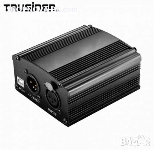 Фантомно захранване за кондензаторен микрофон / Phantom Power Supply 48V, снимка 2 - Микрофони - 28101829