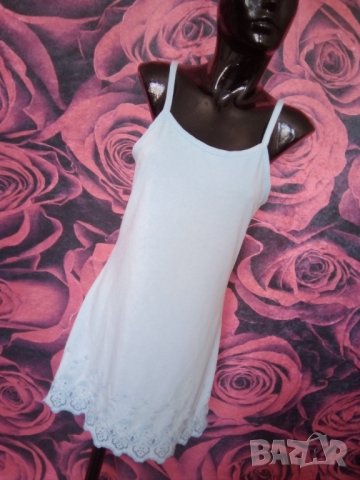 Светло синя плътна рокля нощница Л , снимка 1