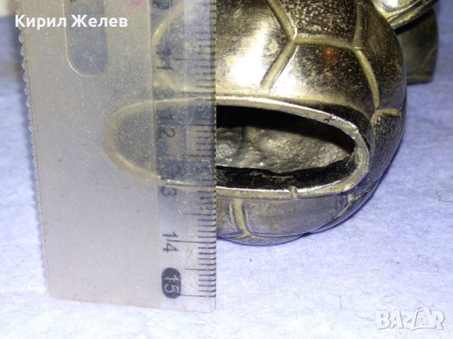 ШАМПИОНСКА ФУТБОЛНА КОЛЕКЦИОНЕРСКА ФИГУРАЛНА МЕТАЛНА НАСТОЛНА ПОСТАВКА За ЗАПАЛКА 41382, снимка 5 - Колекции - 43887928