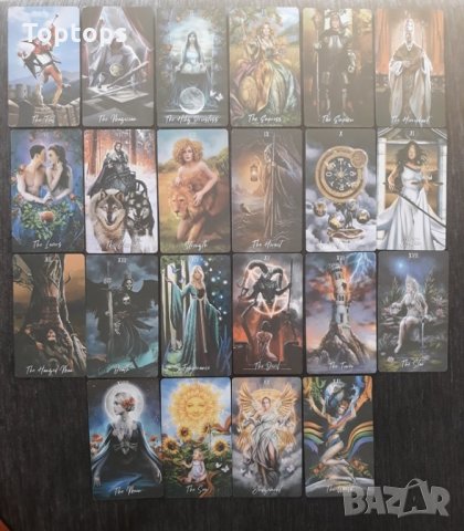 Вълшебни таро карти: Elemental Wisdom Tarot & Dark Mansion Tarot & Slavic Legends Tarot, снимка 3 - Карти за игра - 34659537
