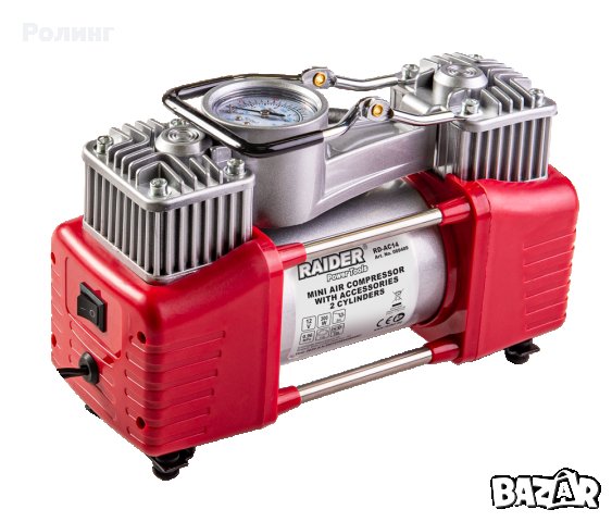 МЕТАЛЕН КОМПРЕСОР RAIDER RD-AC14,код 089409, снимка 1