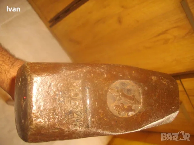 89см/5,2кг НЕМСКИ МАСИВЕН КОВАН РЪЧЕН ЧУК ГОЛЯМ С ГЛАВА 4,0 кг, снимка 12 - Други инструменти - 49829265