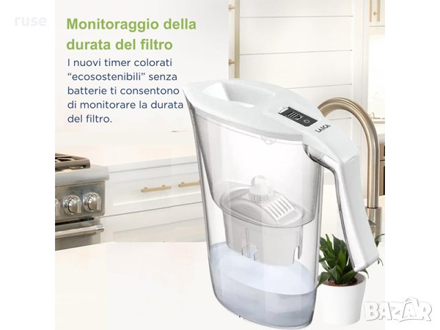 НОВИ! Филтрираща кана Laica Carmen Hi-tech 2.3l с филтър, снимка 4 - Аксесоари за кухня - 43643806