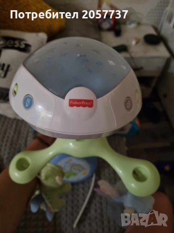 Музикална въртележка за кошара Fisher Price 3 в 1 проектор, снимка 3 - Музикални играчки - 42984185