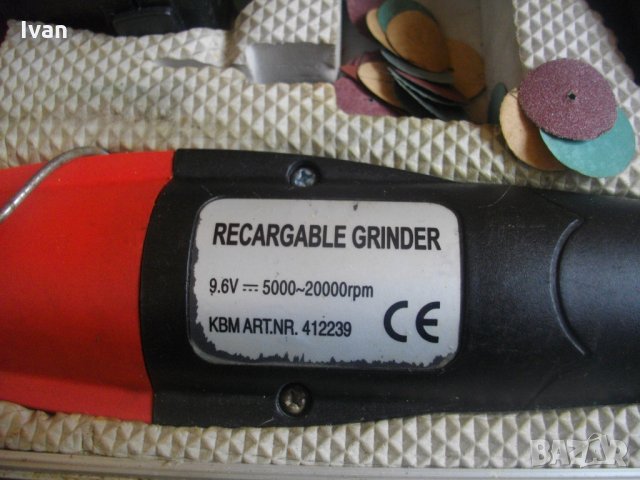 ЗА РЕМОНТ-ЗА ЧАСТИ-9,6 Волта-Акумулаторна-Мини Дрелка-Шлифовалка-Холандска-Комплект, снимка 10 - Бормашини - 33238068