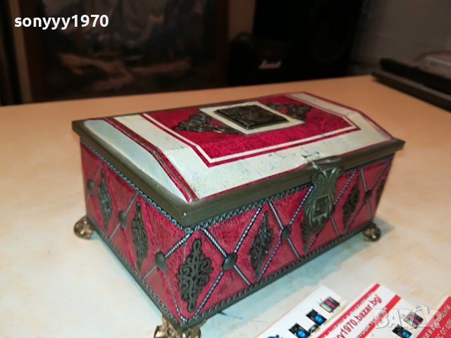 МЕТАЛНА КУТИЯ ОТ ФРАНЦИЯ 2910222012, снимка 9 - Антикварни и старинни предмети - 38494283