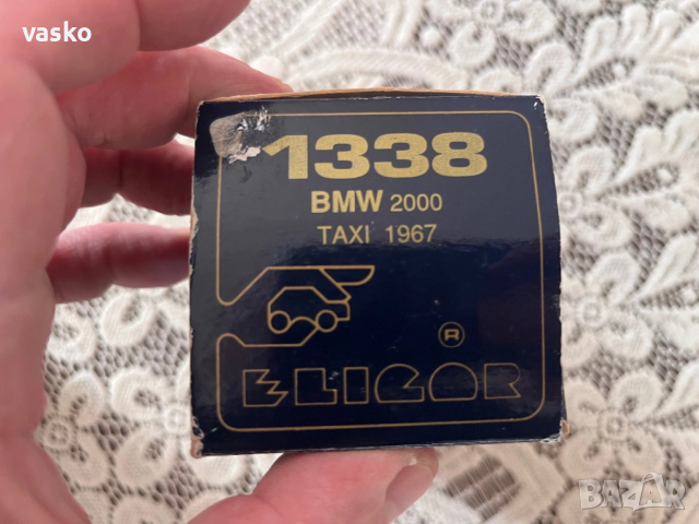 BMW 2000 Taxi Eligor 1:43, снимка 2 - Колекции - 52453664