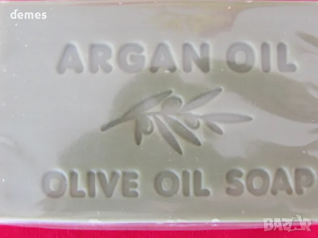 Сапун от олива с арганово масло от Гърция-серия, снимка 4 - Козметика за лице - 48435311