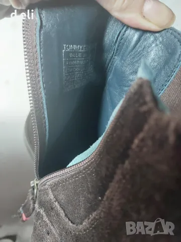 Tommy Hilfiger Original Size 38 100% Кожа, снимка 11 - Дамски боти - 48003252