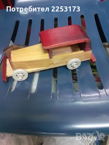 Ретро дървена количка, снимка 4 - Коли, камиони, мотори, писти - 48994694