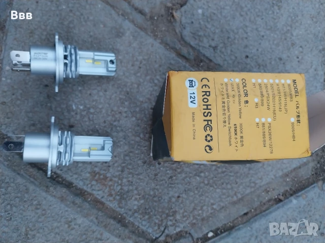 Н4 лед крушки. , снимка 3 - Аксесоари и консумативи - 51016738