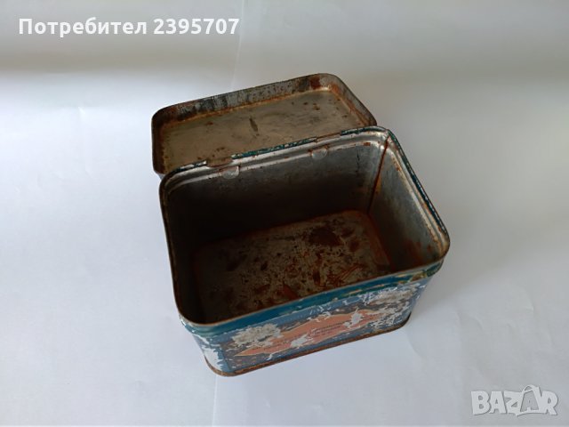 Стара соц кутия от Грузински чай, снимка 5 - Антикварни и старинни предмети - 32740075
