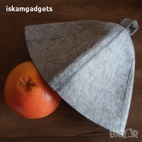 Шапка за сауна и парна баня - 100% вълна - НАЙ НИСКА ЦЕНА!, снимка 4 - Шапки - 43928451