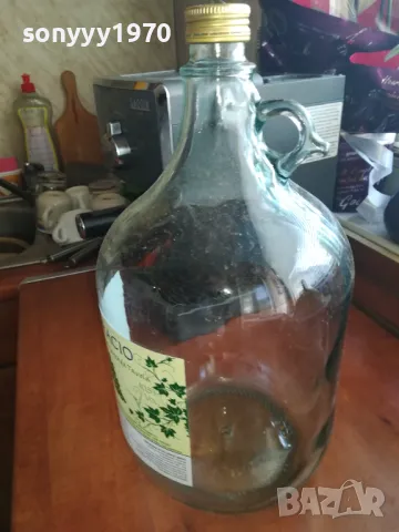 5L-ДАМАДЖАНА///СТЪКЛЕНО ПРАЗНО ШИШЕ ЗА РАКИЯ/ВИНО 0205251422, снимка 12 - Колекции - 50127099