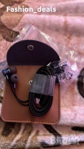 Нови Кабелни слушалки USB тип C с микрофон за телефон Samsung iPad, снимка 8 - Слушалки и портативни колонки - 40505630