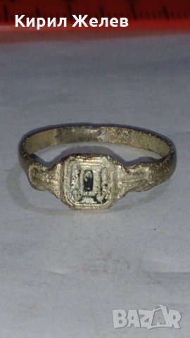 Старинен пръстен сачан над стогодишен - 73101, снимка 2 - Антикварни и старинни предмети - 29012401