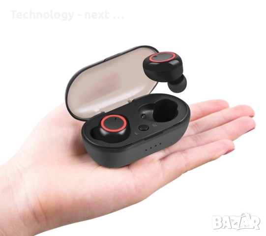 Bluetooth слушалки, Y50, BT 5.3 версия, безжични, iOS/Android съвместими, сензорно управление, снимка 3 - Bluetooth слушалки - 52633488