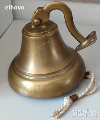 Месингова камбана за врата#1, снимка 2 - Антикварни и старинни предмети - 44875533