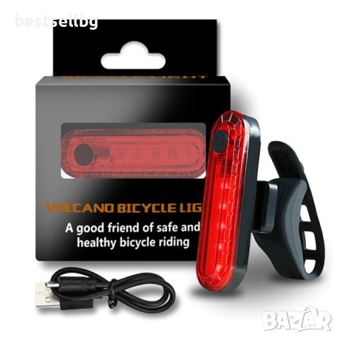 Стоп лед задни светлини за велосипед зареждащ се USB колело LED фар, снимка 1 - Аксесоари за велосипеди - 37081843