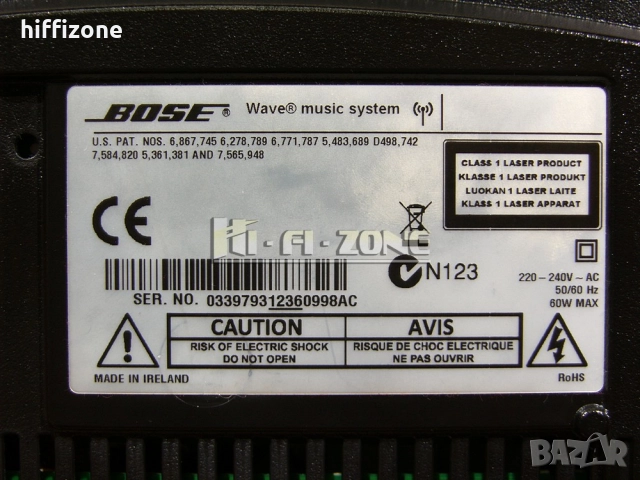 Аудио система   Bose wave music system , снимка 8 - Аудиосистеми - 52956389