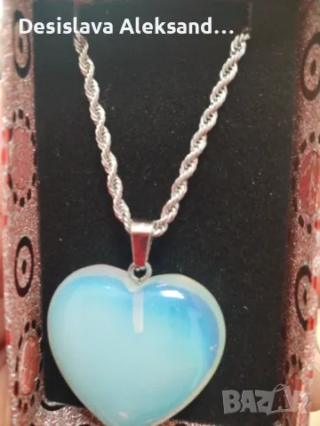 Колие със опалит , снимка 4 - Колиета, медальони, синджири - 49876787