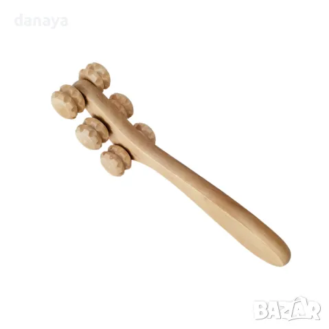 5236 Дървен ролков масажор за бедра ръце и гръб, снимка 2 - Други спортове - 47328035