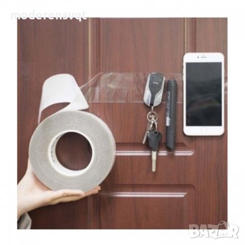 Двустранно силиконово тиксо за многократна употреба, снимка 3 - Други стоки за дома - 37439860