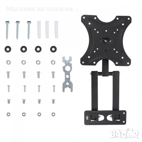 УНИВЕРСАЛНА СТОЙКА ЗА ТЕЛЕВИЗОР ЗА СТЕНА HOME DESIGN HDL-117B-2 14-55 ИНЧА - КОД 117B-2, снимка 11 - Стойки, 3D очила, аксесоари - 36383158