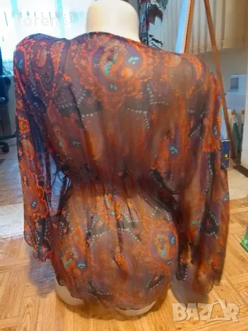 Подарявам!Феерична секси блузка много тънка материя, снимка 4 - Тениски - 49531589