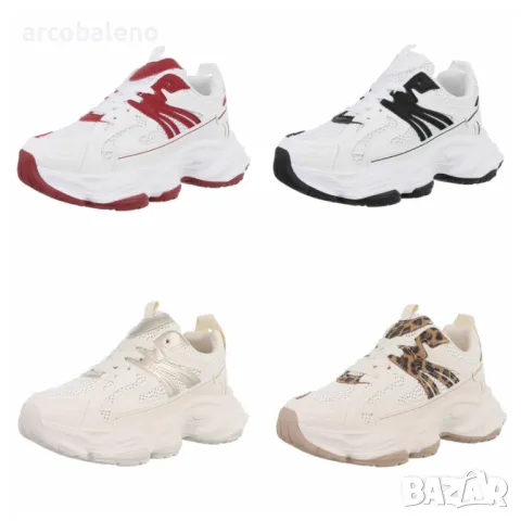 Дамски ниски кецове, 4цвята 