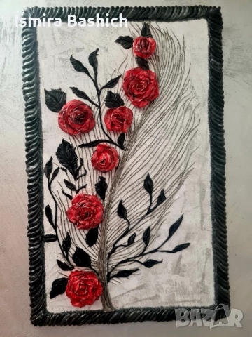 Ръчно изработена релефна картина