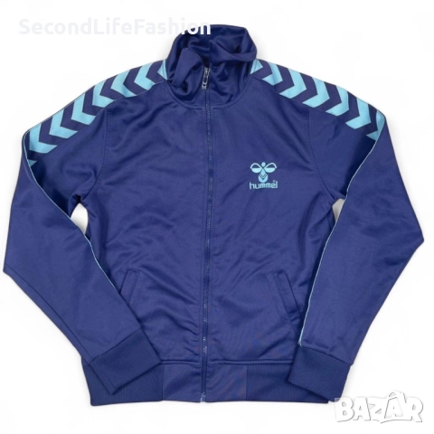 Hummel Atlanta Дамско спортно яке с цип, лилаво, размер L.