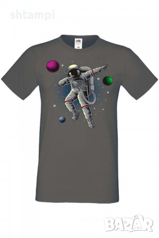 Мъжка тениска Dabbing astronaut,Изненада,Повод,Подарък,Празник, снимка 5 - Тениски - 37659662