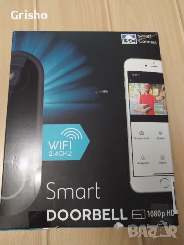Hd 1080p Wi-Fi  camera doorbell камера и wifi звънец за врата с двупосочно аудио, снимка 1 - Други стоки за дома - 43722838